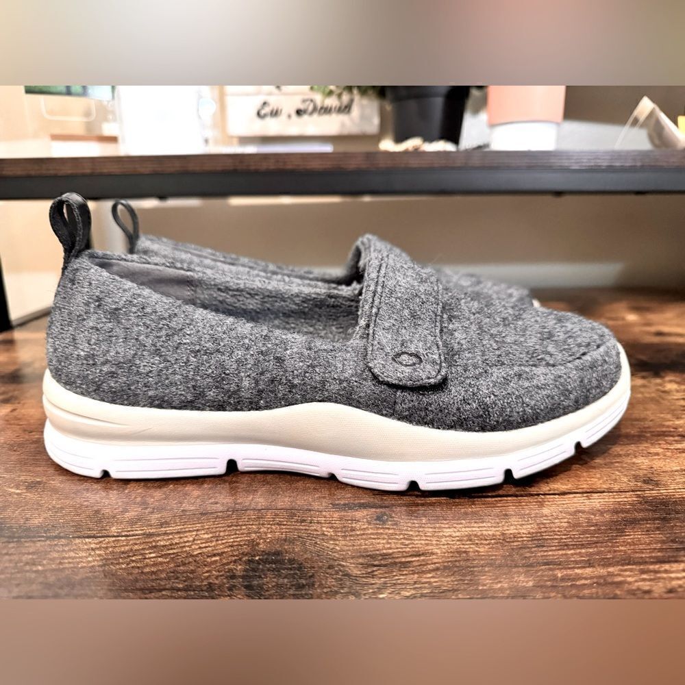 Dr.‎ Comfort Grey Wool Autumn Casual Espadrille size 9